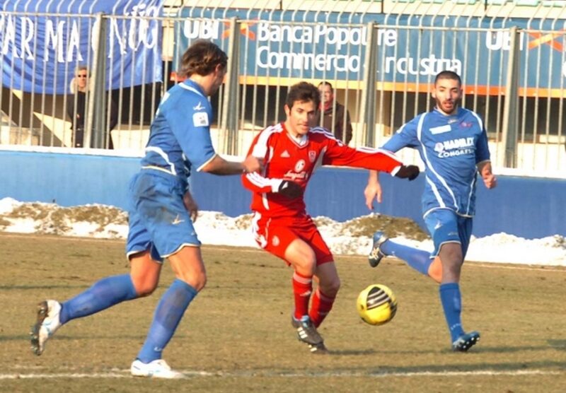 Anghileri in gol contro il Forlì