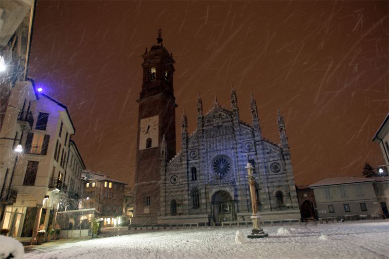 Monza, una nevicata dello scorso inverno