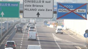 Monza, svincolo chiuso tra la  SS36  e la tangenziale nord