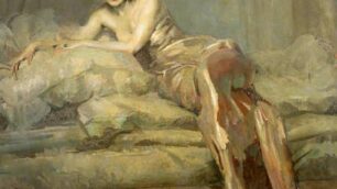 Giuseppe Amisani, “Signora in grigio”, realizzato nel 1922