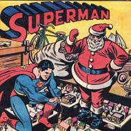 Un Superman d’annata alla mostra “Raccontare il Natale”, all’arengario di Monza