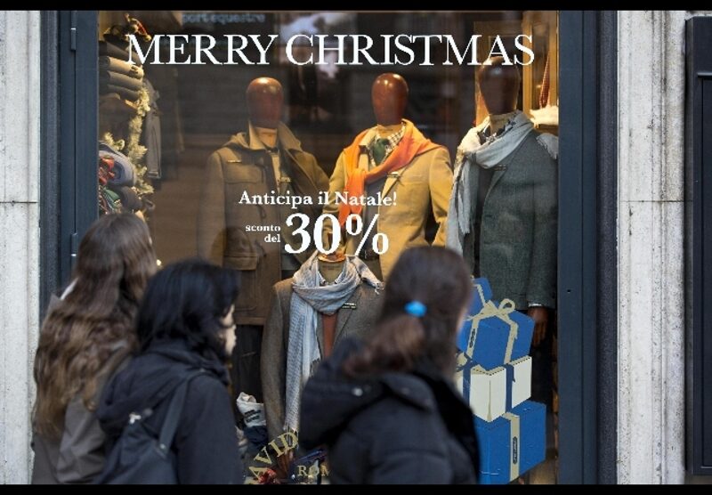 Natale: calo dell’8% degli acquisti