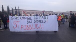 Il corteo degli operai