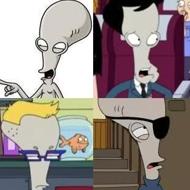 Le parrucche e i travestimenti di Roger, protagonista della serie American Dad