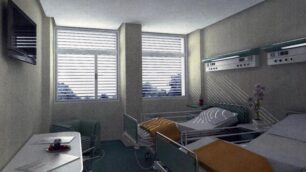 Una camera dell’ospedale San Gerardo di Monza