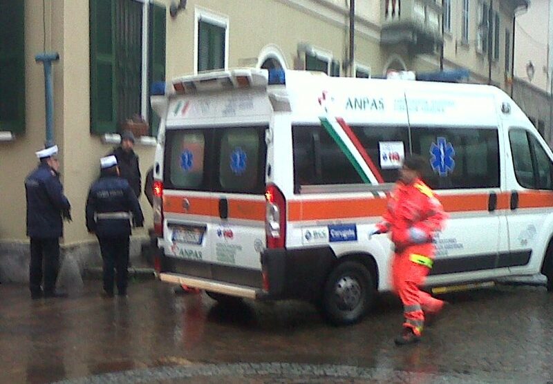 L’incidente in via Vittorio Emanuele.