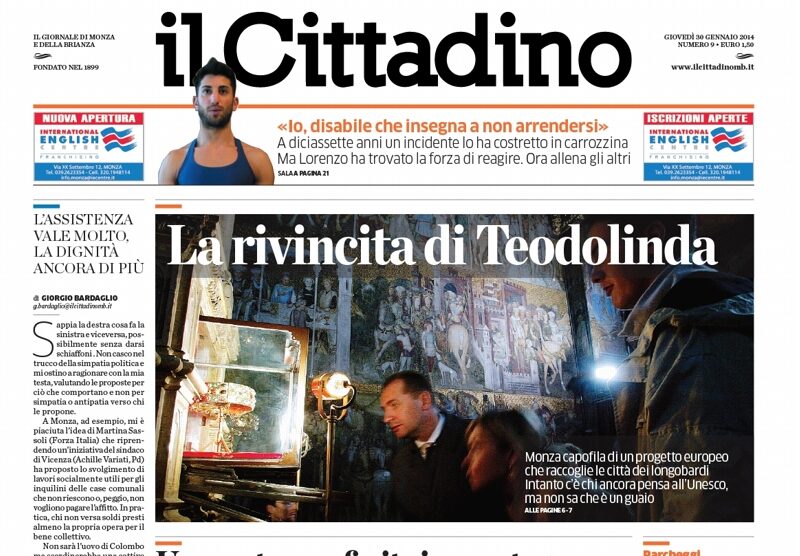 prima pagina cittadino 30 gennaio 2014