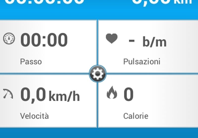 Una schermata di Runtastic