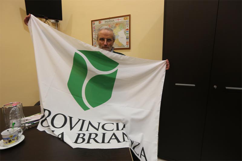 La bandiera della Provincia della Brianza