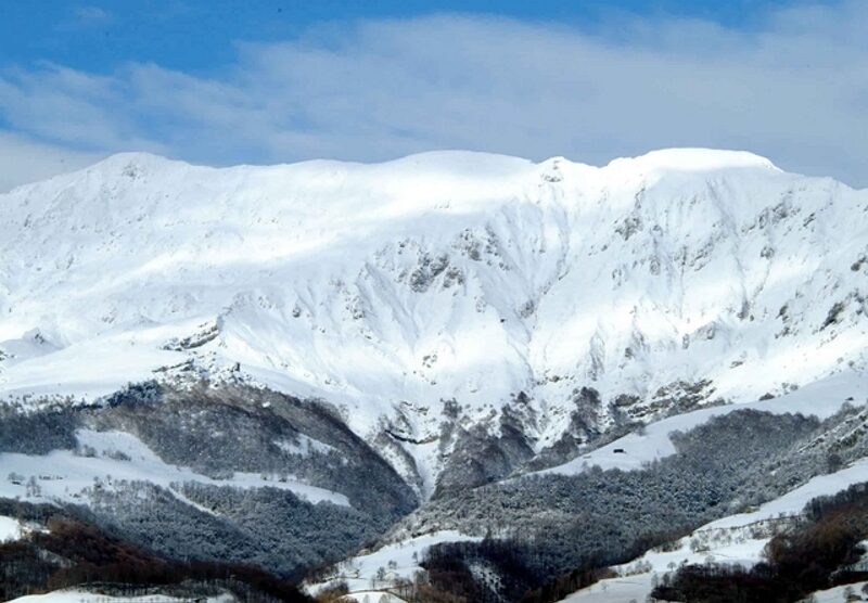 Il Grignone imbiancato dalla nevicata