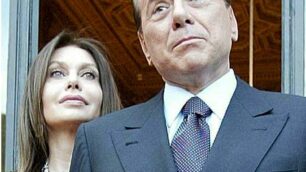 Veronica Lario e Silvio Berlusconi (foto di repertorio)