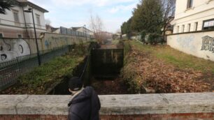 Uno dei “salti” del canale Villoresi a Monza