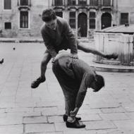 Pepi Merisio, In Campo San Polo Venezia ( 1958, stampa ai sali d’argento modern print)