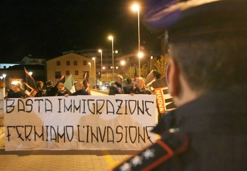 Una manifestazione di Forza Nuova (foto archivio)