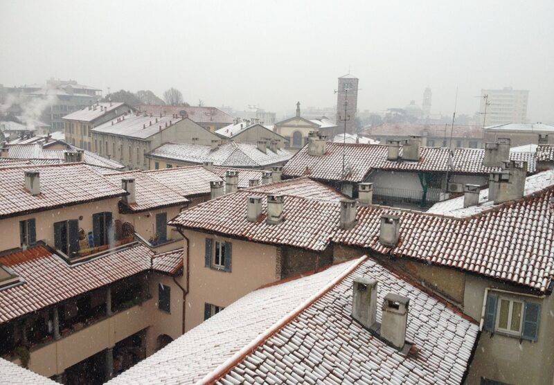 Neve a Monza