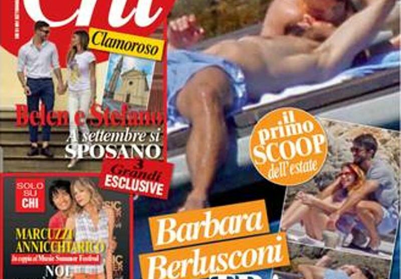 La copertina di Chi dedicata al nuovo amore di Barbara Berlusconi