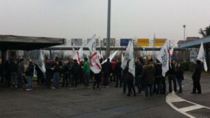 La protesta a Sesto San Giovanni