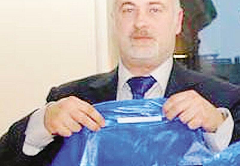 Sacco blu per il  presidente di Gelsia, Alessandro Boneschi