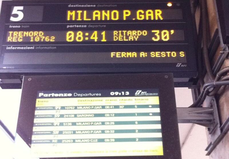 Trasporti, giovedì ritardi e disagi sulla linea  Bergamo-Milano per un guasto a un treno