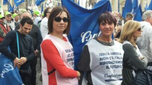 Arianna Fontana di Milano e Rossella Nigro di Limbiate tra i sessantamila di Roma