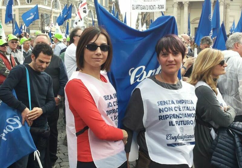 Arianna Fontana di Milano e Rossella Nigro di Limbiate tra i sessantamila di Roma