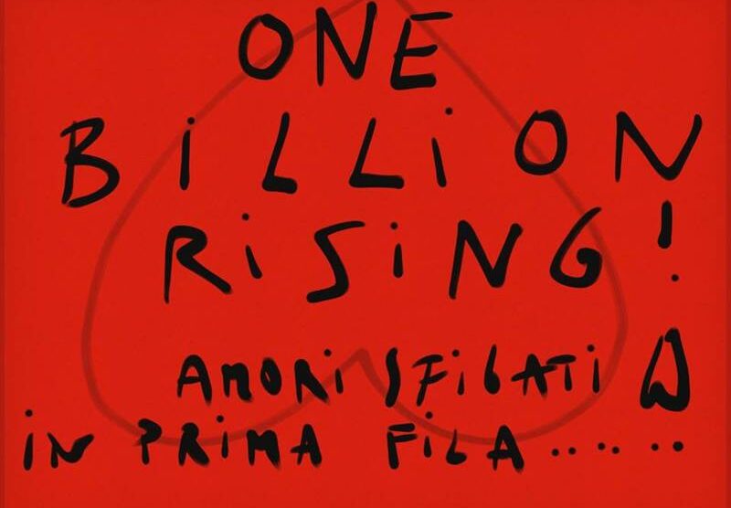 Un disegno di Rap del progetto "Amori Sfigati" per One Billion Rising 2014 (dalla pagina Amori Sfigati su Facebook)