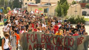 Monza, una manifestazione del Foa Boccaccio di qualche anno fa