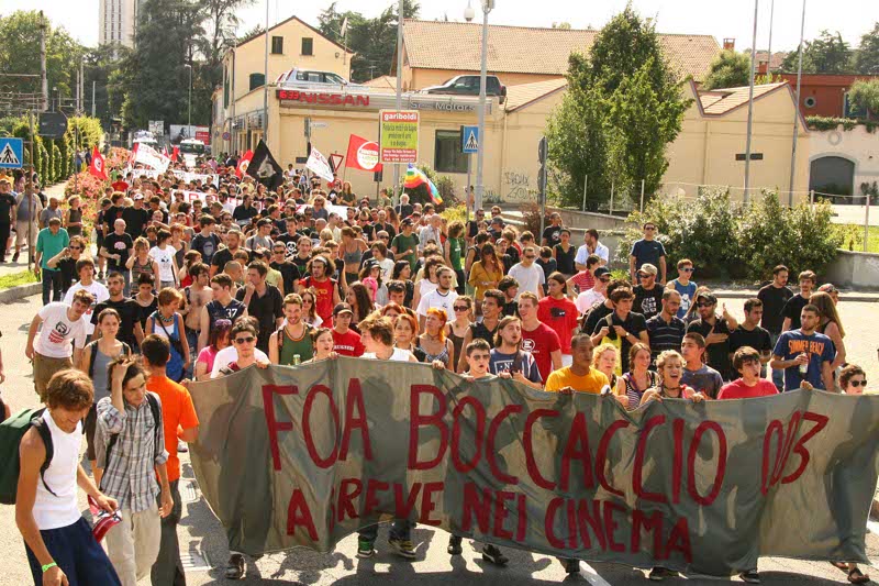 Monza, una manifestazione del Foa Boccaccio di qualche anno fa