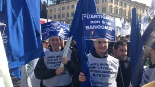 Gli artigiani brianzoli alla manifestazione di Roma del 18 febbraio 2014