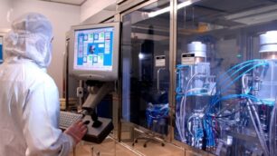 Un laboratorio della StMicroelectronic