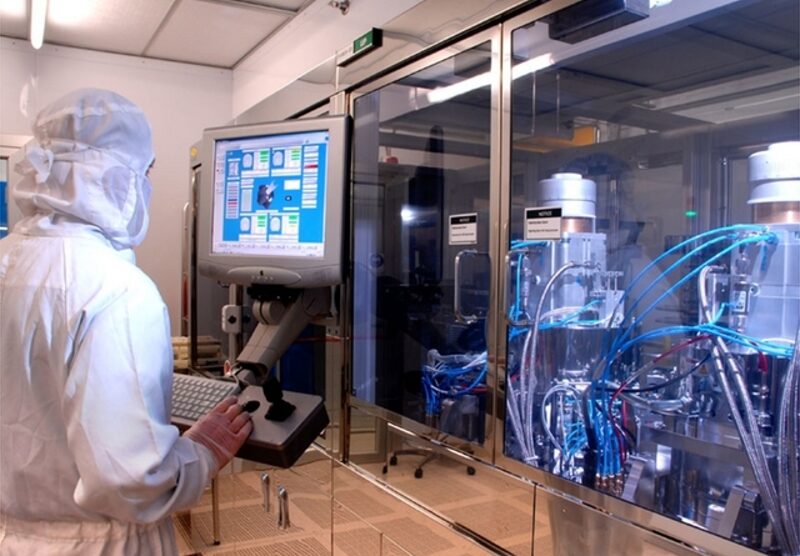 Un laboratorio della StMicroelectronic