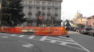 Meda, viabilità rivoluzionata per i cantieri della stazione ferroviaria.