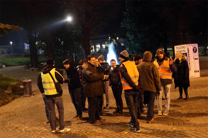 Monza, la ronda della Lega nord organizzata a dicembre