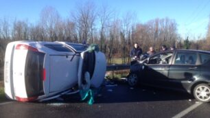 Lesmo, incidente di venerdì mattina tra Peregallo e Canonica