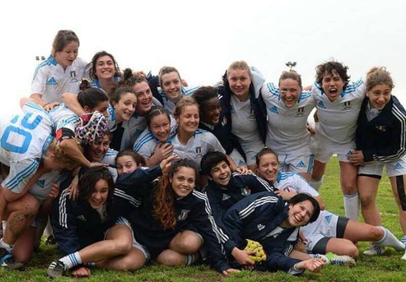 Rugby, l'Italia femminile nel Sei Nazioni: cinque monzesi in campo (foto dalla pagina Facebook della Fir)