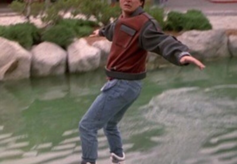 L’hoverboard di Marty McFly