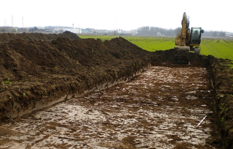 Ruspa di Pedemontana a Lentate sul Seveso