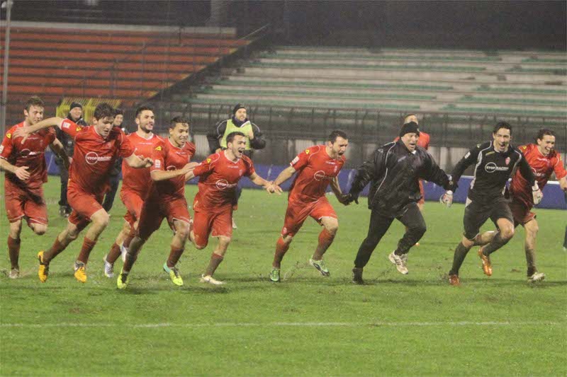 Calcio, la festa dopo Monza-Cremonese semifinale di Coppa Italia