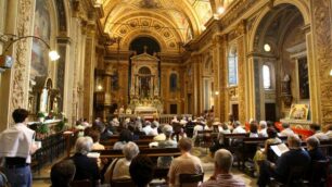 La chiesa del monastero delle Sacramentine