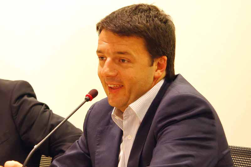 Il presidente del Consiglio Matteo Renzi