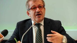 Il presidente della Regione Lombardia, Roberto Maroni