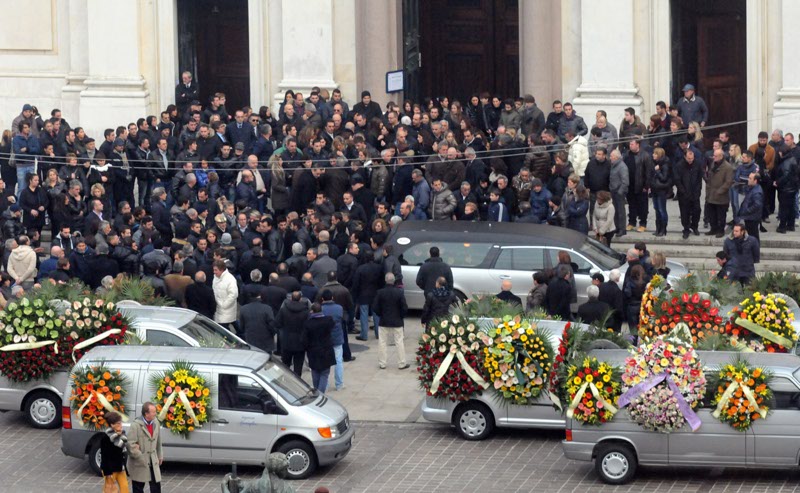 I funerali di Paolo Vivacqua