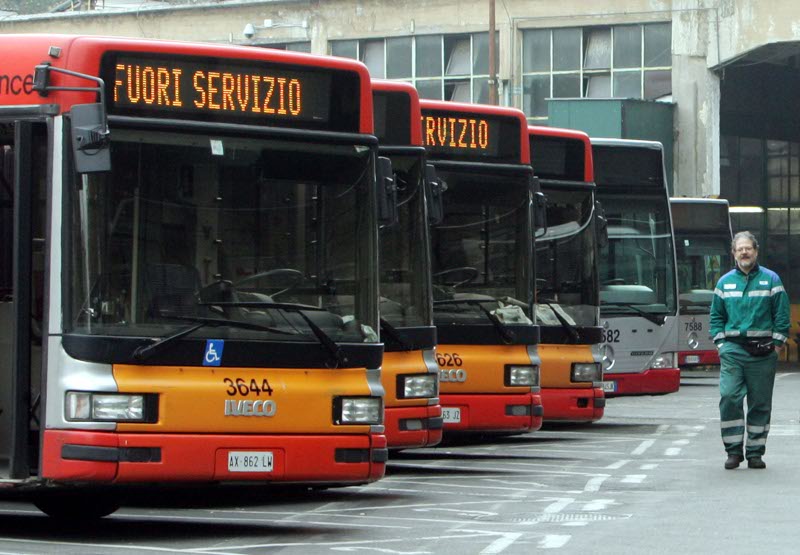 Bus fermi nella giornata di mercoledì 19 marzo per lo sciopero nazionale dei trasporti