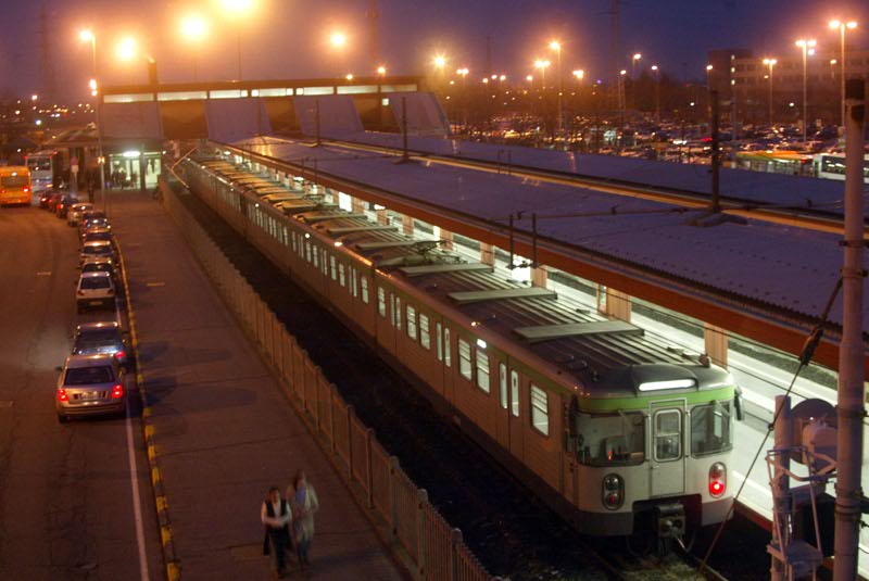 Il capolinea di Cologno della linea Due della metropolitana.