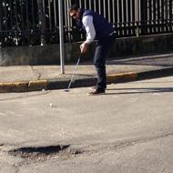 Golf in strada a San Fruttuoso a Monza