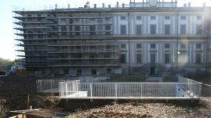 Monza, il cantiere in Villa reale