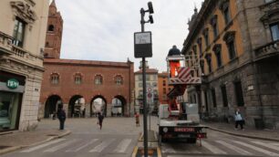Monza, una delle nuove telecamere che controlleranno l’accesso alla Ztl