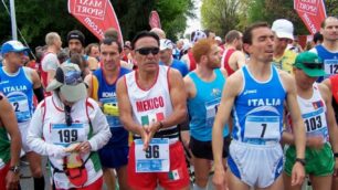 100 km di Seregno, edizione 2013: i concorrenti della Cento chilometri alla partenza