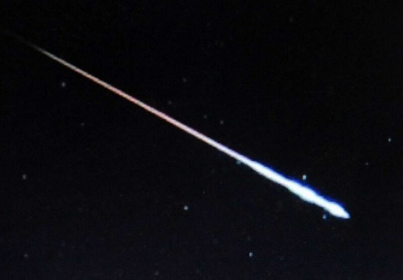 L’avvistamento di un meteorite