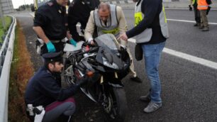 La moto di Simone Sala